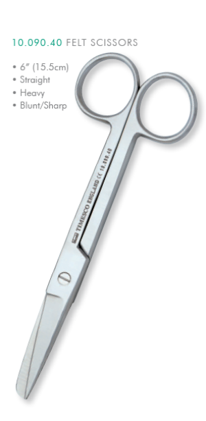 10 090 40 felt scissors timesco