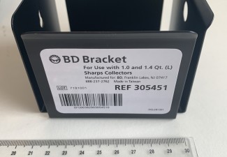 Sharps Bin Wall Bracket