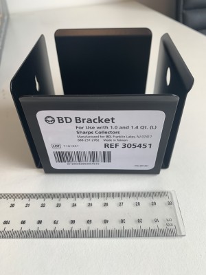 Sharps Bin Wall Bracket