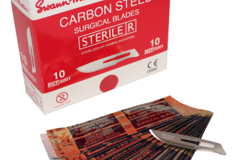 size 10 swann morton blades boxed sterile